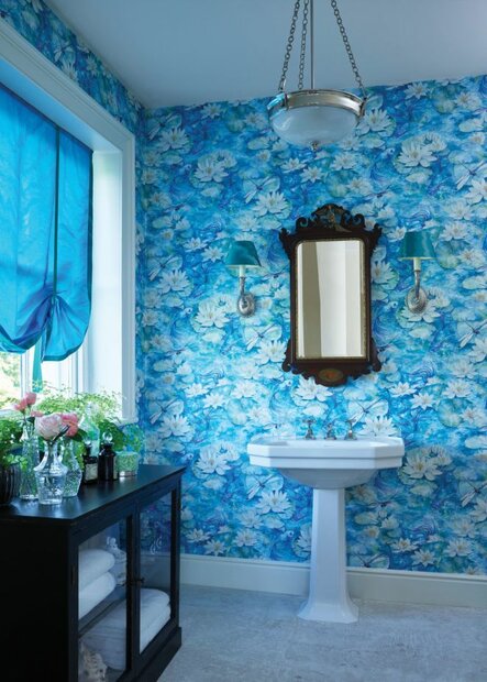 Matthew Williamson Waterlilly Behang Belvoir w7148-01