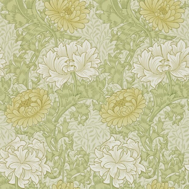 Behang William Morris Chrysanthemum Morris &amp; Co 212545
