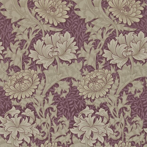 Behang William Morris Chrysanthemum Morris &amp; Co 212548