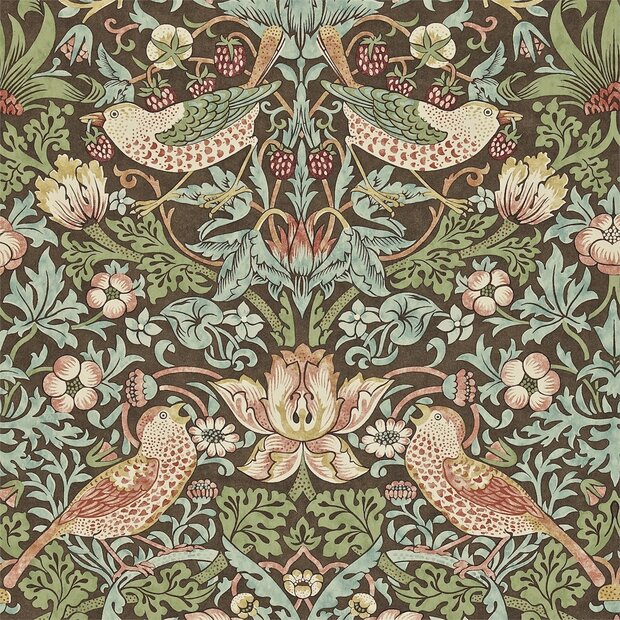 Behang William Morris Strawberry Thief Morris &amp; Co 212565
