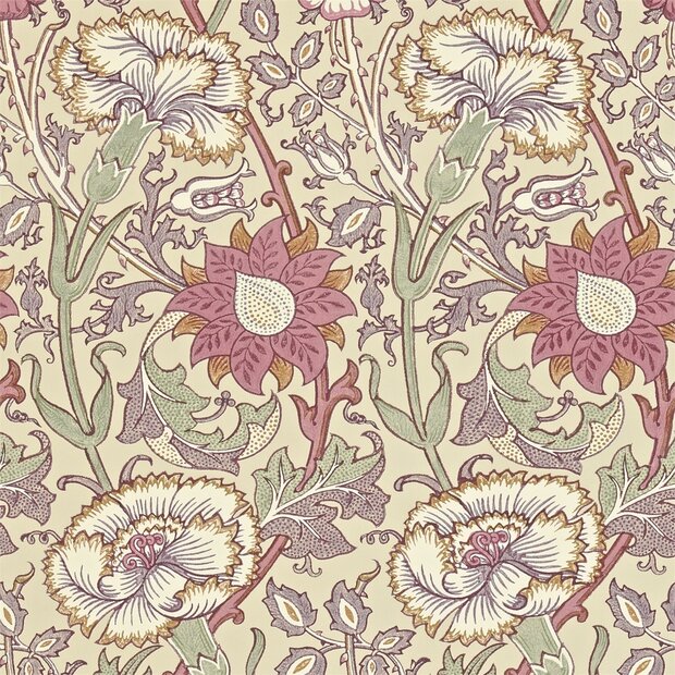 Behang William Morris Pink and Rose Morris &amp; Co 212566