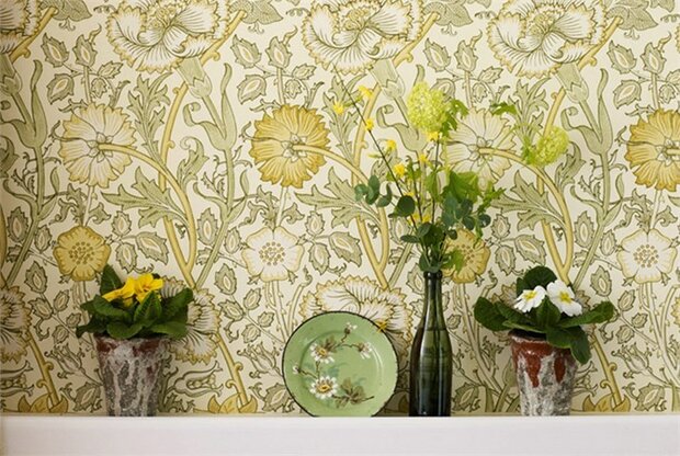 Behang William Morris Pink and Rose Morris &amp; Co