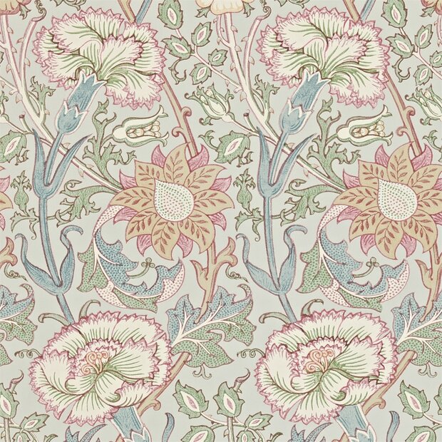 Behang William Morris Pink and Rose Morris &amp; Co 212568