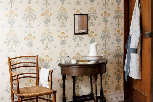 William Morris Meadow Sweet behang Morris &amp; Co Archive