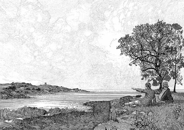 Orrizonte Behang Coordonne Wandpaneel 6500509