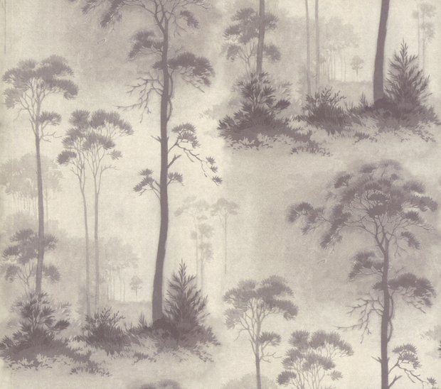 1838 Wallcoverings Prior Park Behang 1601-102-03 Grey