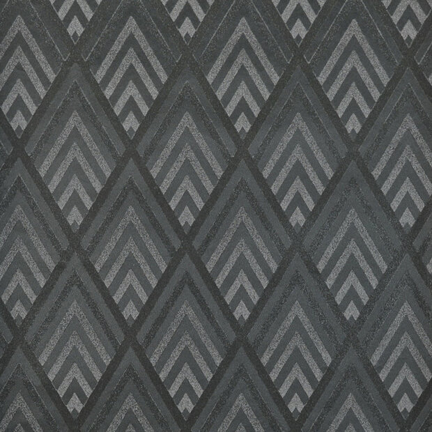 Ralph Lauren behang Jazz Age Geometric Charcoal PRL5019-04 Penthouse Suite Luxury By Nature