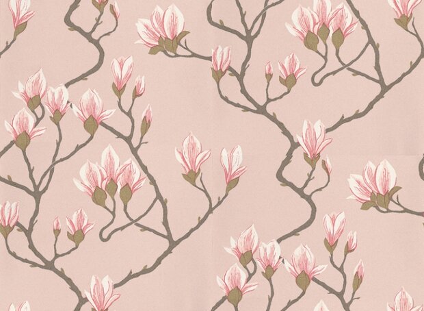 Cole and Son Magnolia behang 72-301   roze tinten
