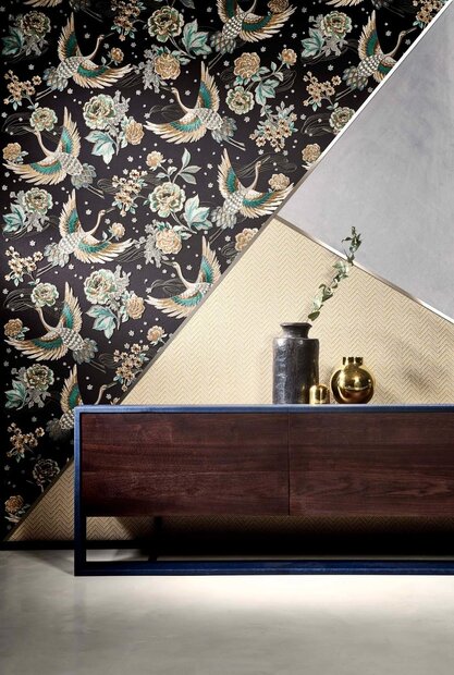 ARTE behang Crane behangpapier Takara collectie 28502 sfeer