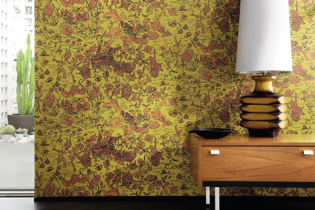 ELITIS Flirt Aquatique Behang Domino Collectie