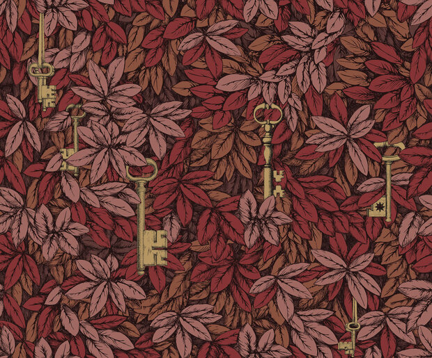 Fornasetti Chiavi Segrete behang Cole and Son 114-9019