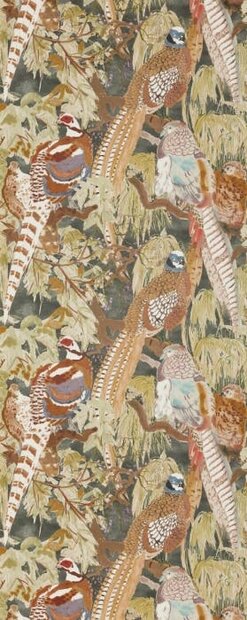 Mulberry Home Game Birds Behang Fazanten FG085.A101