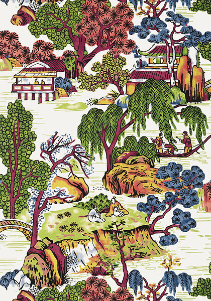 Thibaut Asian Scenic Behang T75464