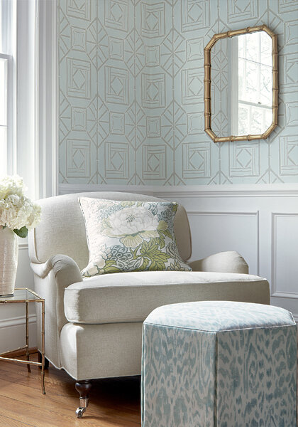 Shoji Panel Behang Thibaut Dynasty