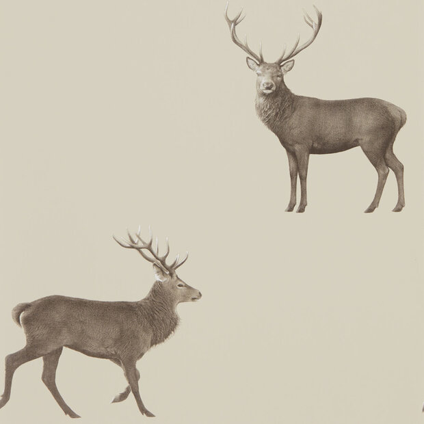 Sanderson Evesham Deer Behang Hert 216618