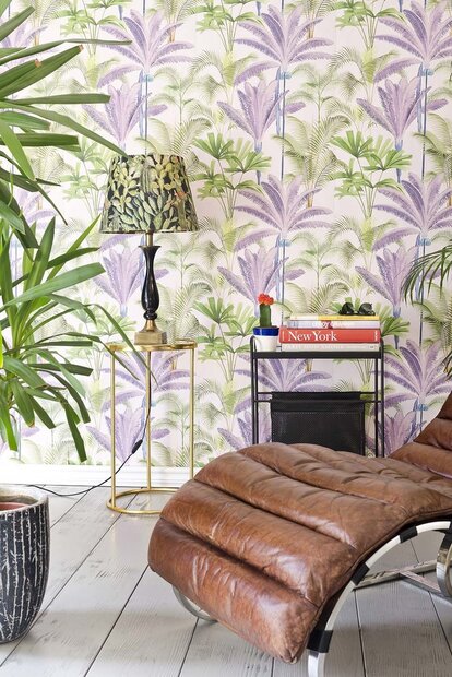 Mind the Gap PALMERAS Anthracite behang WP20363