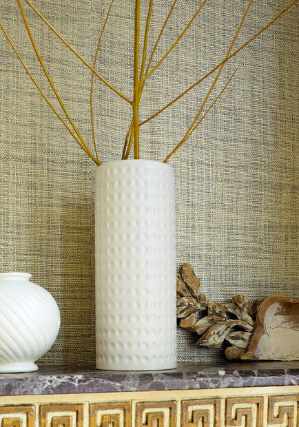 Thibaut Pearl Bay Behang - Grasscloth Resource Volume 3 collectie