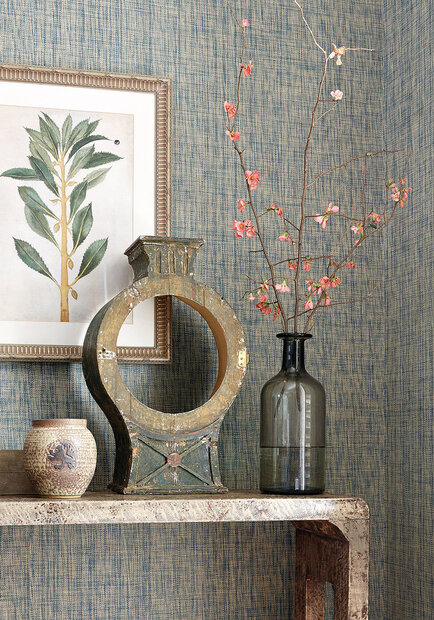 Thibaut Regatta Raffia Behang - Grasscloth Resource Volume 3 collectie