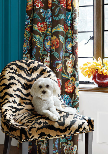 Thibaut Brittany Stripe Behang&nbsp;Greenwood Behang&nbsp;Collectie