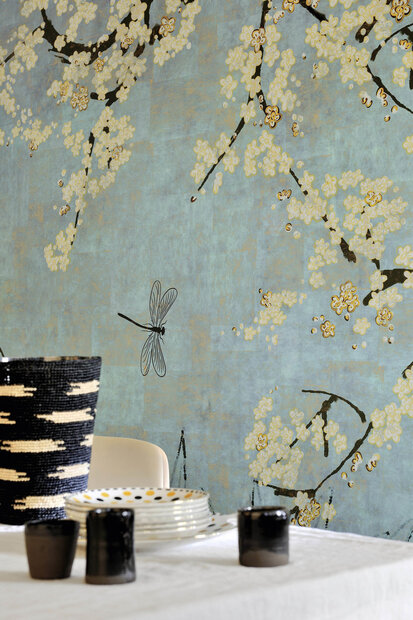  Les Cerisiers Sauvages Behang&nbsp;Soleil levant Collectie&nbsp;TP_289_02