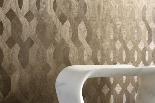 ELITIS Nappees Behang&nbsp;Essence de bois Collectie&nbsp;RM_435_72