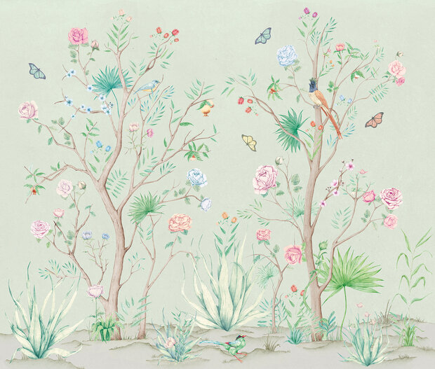 Coordonne Peonies Behang Random Chinoiseries Collectie&nbsp;&nbsp;