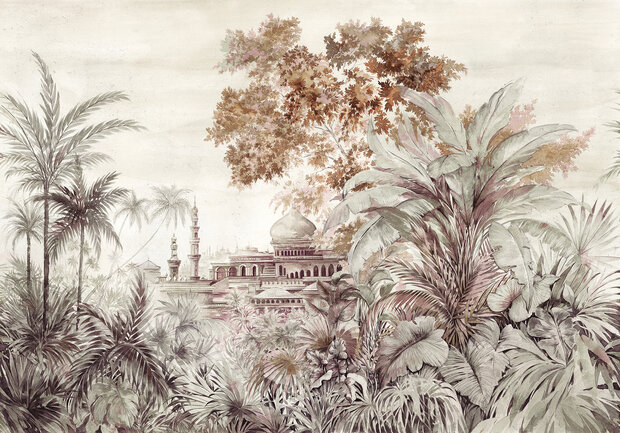 Coordonne Taj Mahal Behang Random Chinoiseries Collectie&nbsp;7900122