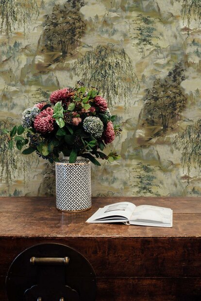 Coordonne Dunhuang Behang&nbsp;Random Chinoiseries Collectie