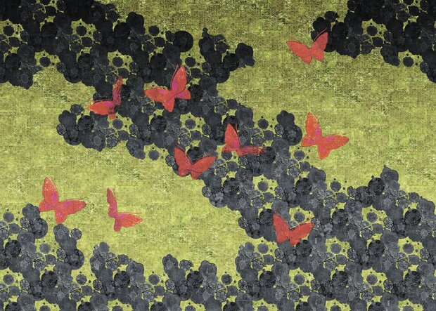 ELITIS Une Histoire De Paradis Behang Soleil levant Collectie TP_284_02