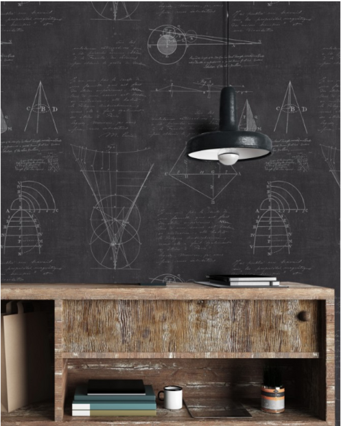 Mind the Gap Newton Geometry Behang WP20046