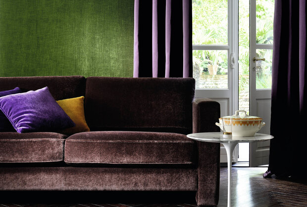 ELITIS Alcove Behang&nbsp;Velvet Fluweel&nbsp;Behang