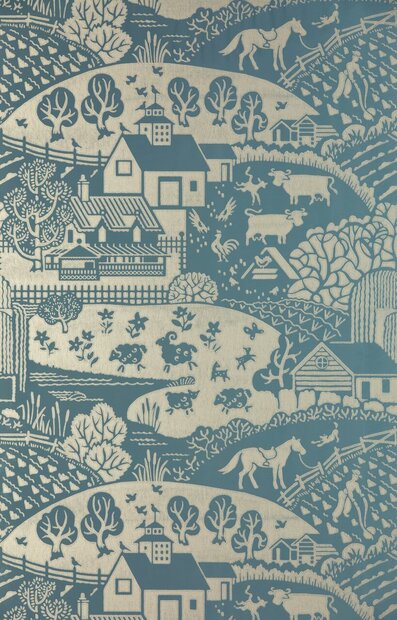 Farrow and Ball Gable Behang Metallic BP5408