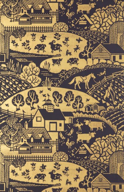 Farrow and Ball Gable Behang Metallic BP5409