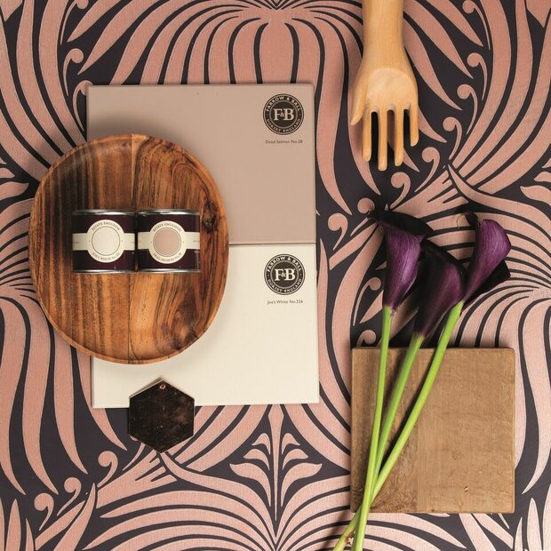 Farrow and Ball Lotus Behang Metallic BP2068