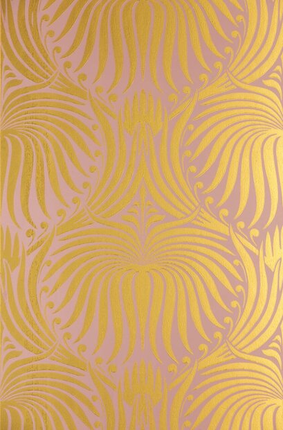 Farrow and Ball Lotus Behang Metallic BP2070