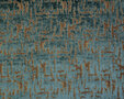 Dutch Wall Textile Co. Caribou collectie  34 petrol groen jacquard geweven velours