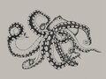 Coordonne Octopus X-Ray Behang 9500800