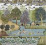iksel d rajput Fantasy cold gouache behang