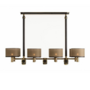 Pieter Adam Bronx Hanging Lamp - 8 kappen