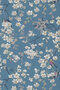 Little Greene Massingberd Blossom Deep Blue Behang 0260MADEEPZ