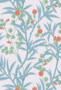 Little Greene Bamboo Floral Behang Heat