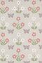 Little Greene Burges Butterfly Behang French Grey