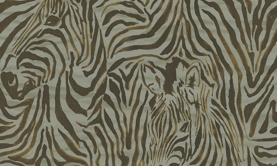 Behang Zebra Vacht Dessin Ontdekken - By Nature