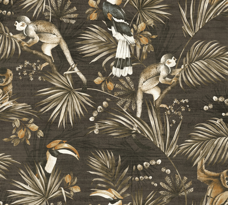 Arabisch pijnlijk pond ARTE Sumatra Behang: Arte Apjes Behang! - Luxury By Nature
