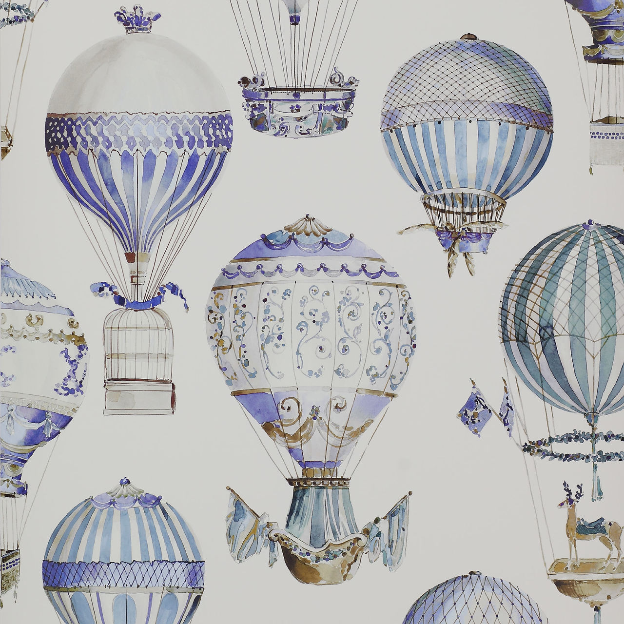 Manuel Canovas L'Envol Behang Luchtballonnen! Luxury By Nature