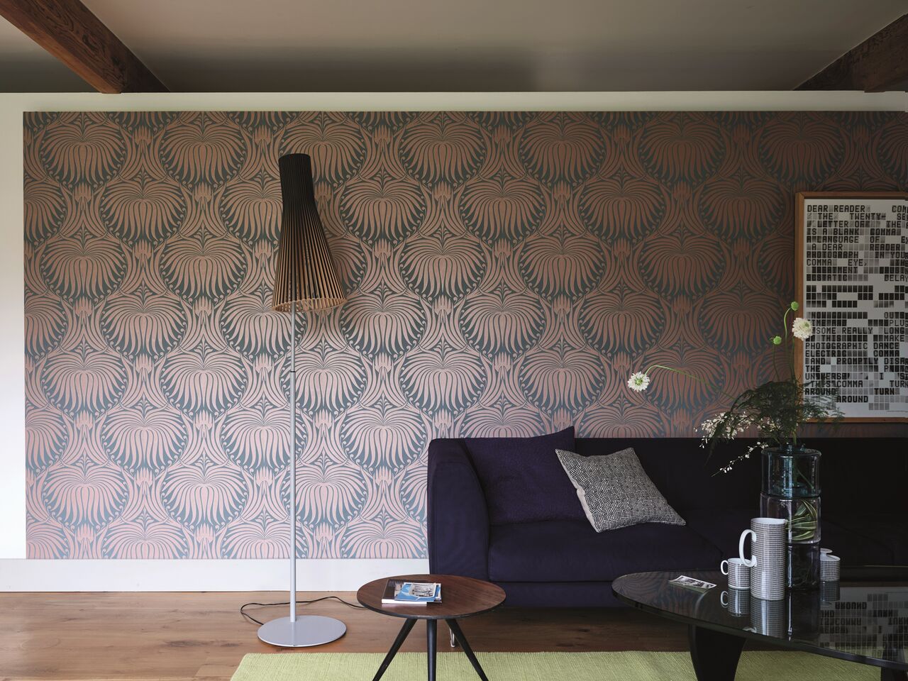 Ziekte Vrijlating deuropening Farrow and Ball Lotus Behang Metallic Ontdekken - Luxury By Nature