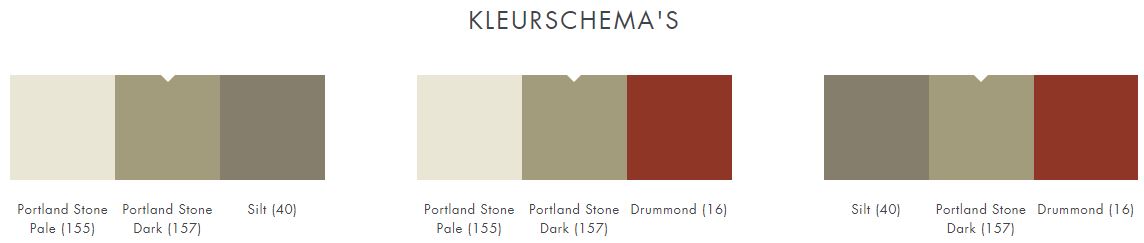 Little Greene Portland Stone 157 kleurschema