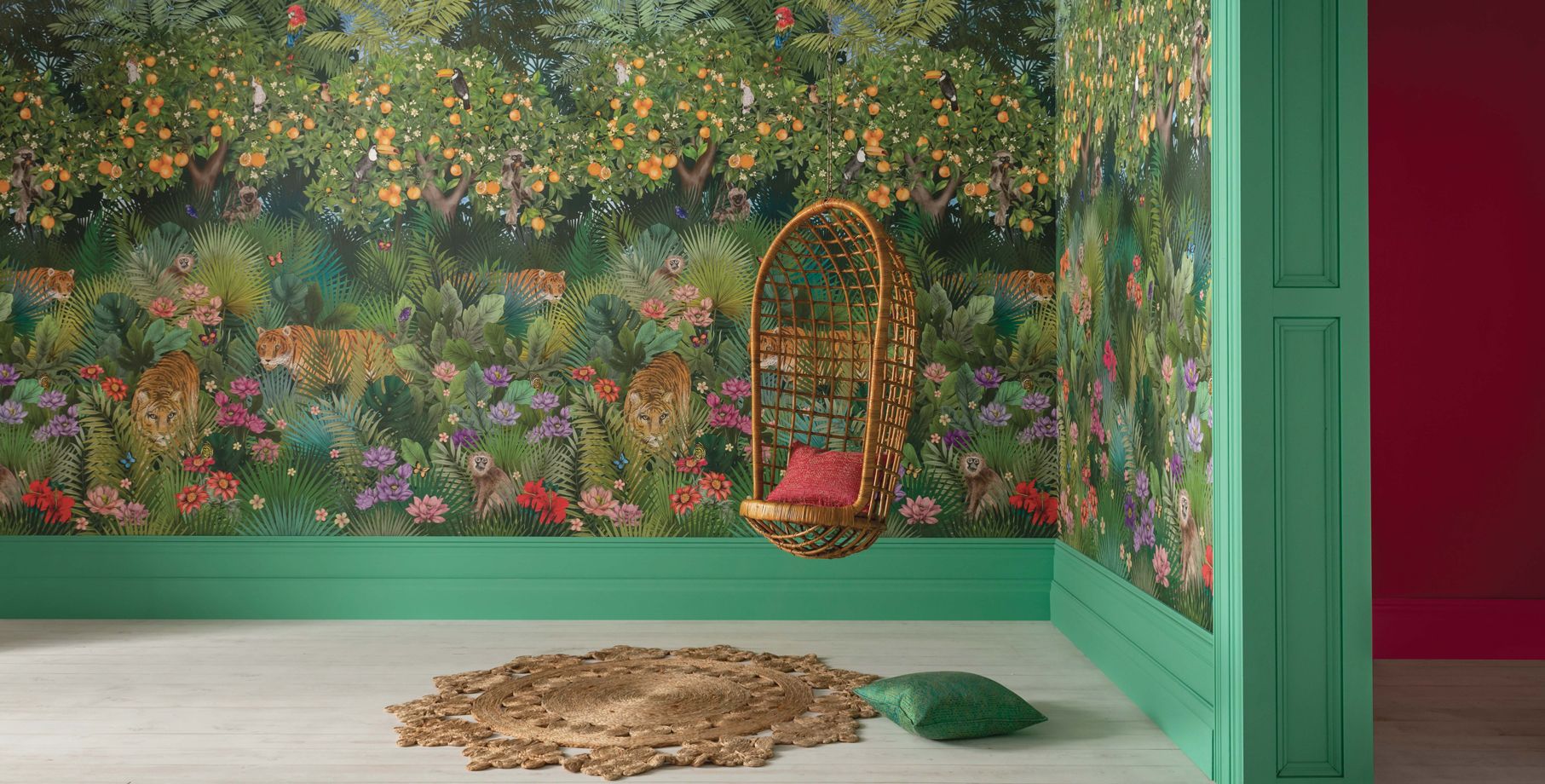 Matthew Williamson Tiger Grove behang W7492-01