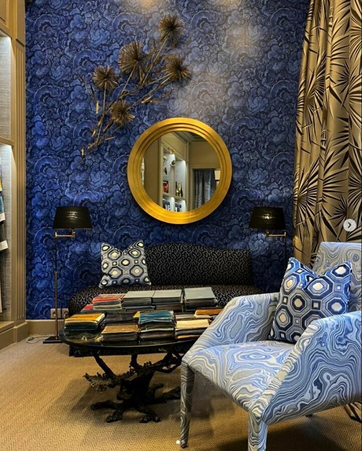 Jim Thompson Malachite Behang Emerald (Tony Duquette) Luxury By Nature