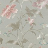 Behang Little Greene China Rose French Grey - Archive Trails Collectie Luxury By Nature